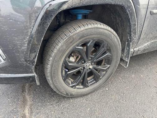 Magnetic Gray Metallic/Midnight Black Metallic 2024 Toyota RAV4 Hybrid SE