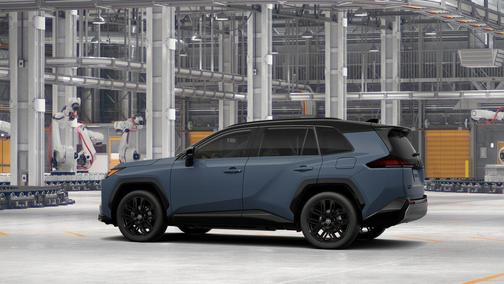 Storm Cloud with Midnight Black Metallic roof 2026 Toyota RAV4 SE