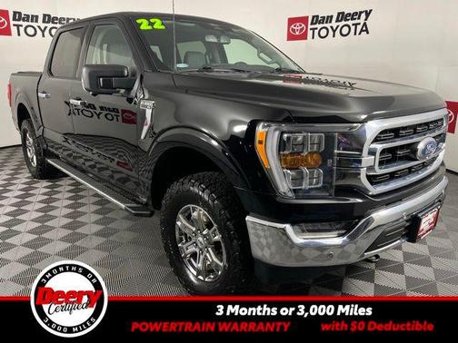 Agate Black Metallic 2022 Ford F-150 XLT