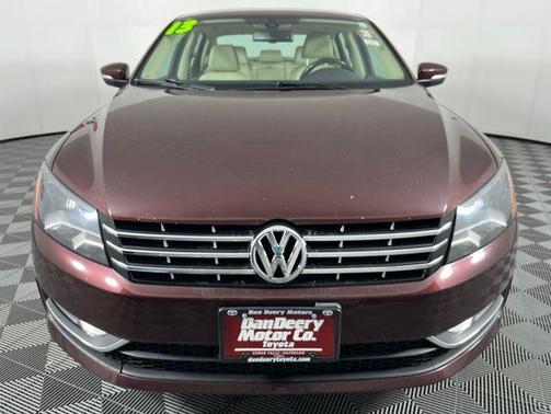 Maroon 2013 Volkswagen Passat 2.0 TDI SEL Premium