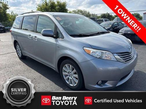 Silver Sky Metallic 2017 Toyota Sienna XLE