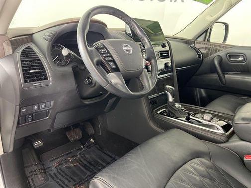 Aspen White Tricoat 2023 Nissan Armada Platinum 4WD