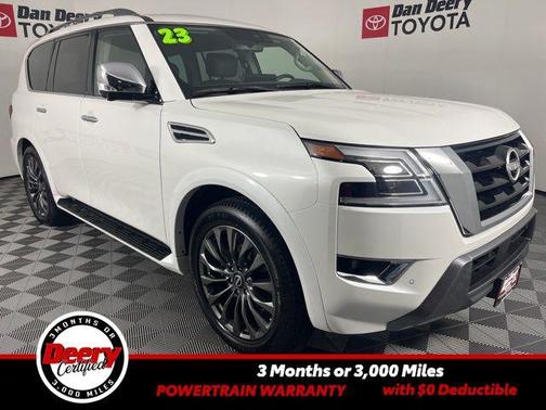 Aspen White Tricoat 2023 Nissan Armada Platinum 4WD