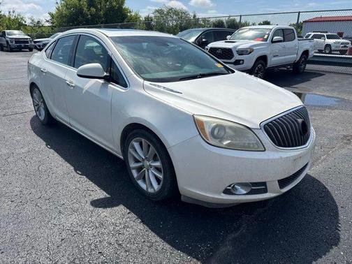 White Diamond Tricoat 2012 Buick Verano Leather