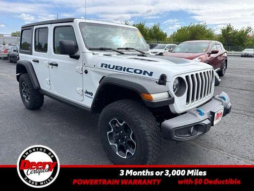 Bright White Clearcoat 2022 Jeep Wrangler Unlimited 4xe Rubicon