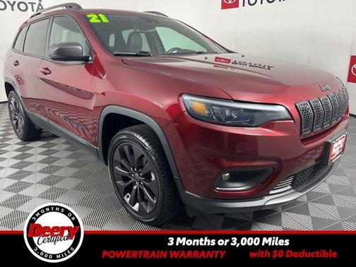 Velvet Red Pearlcoat 2021 Jeep Cherokee Latitude Lux