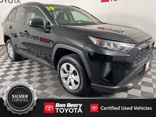 Midnight Black Metallic 2019 Toyota RAV4 LE