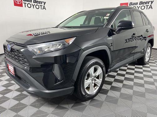 Midnight Black Metallic 2021 Toyota RAV4 Hybrid LE