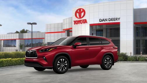 Ruby Flare Pearl 2026 Toyota Highlander XLE