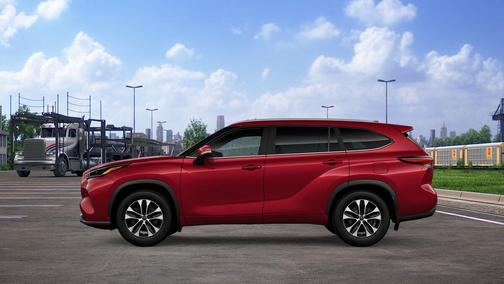 Ruby Flare Pearl 2026 Toyota Highlander XLE