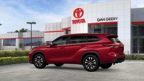 Ruby Flare Pearl 2026 Toyota Highlander XLE