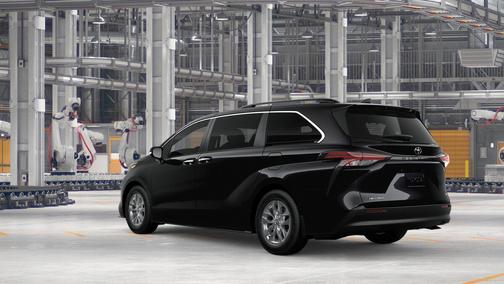 Midnight Black Metallic 2026 Toyota Sienna XLE