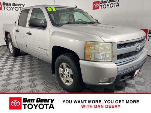 Silver Birch Metallic 2007 Chevrolet Silverado 1500 LT1 Crew Cab