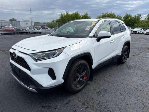 Super White 2019 Toyota RAV4 Hybrid XLE