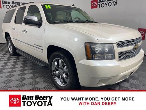 White Diamond Tricoat 2011 Chevrolet Suburban 1500 LTZ