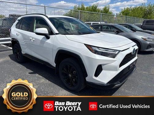 Wind Chill Pearl 2023 Toyota RAV4 Hybrid SE