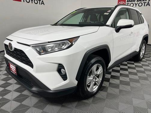 Super White 2021 Toyota RAV4 XLE