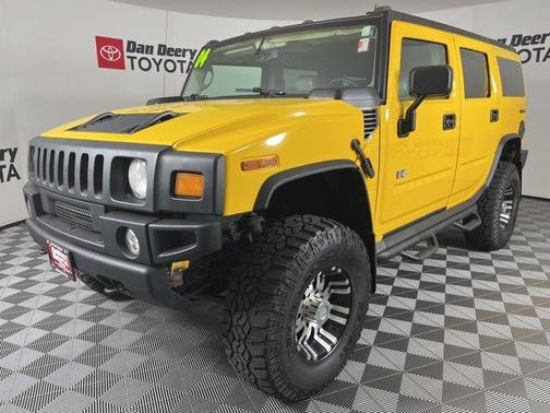 Yellow 2004 Hummer H2 Base