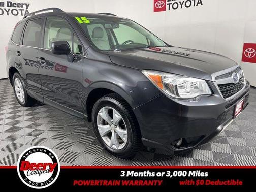 Dark Gray Metallic 2015 Subaru Forester 2.5i Limited