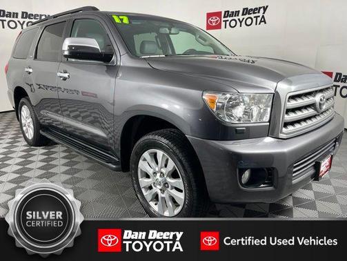 Magnetic Gray Metallic 2017 Toyota Sequoia Platinum
