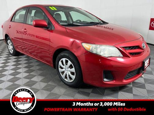 Barcelona Red Metallic 2011 Toyota Corolla LE