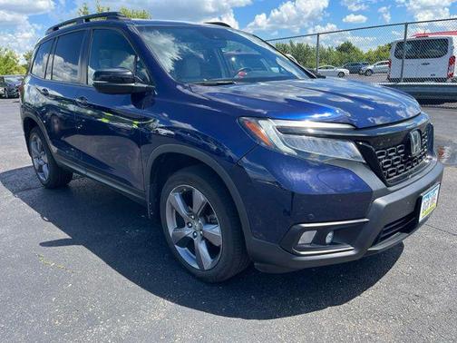Obsidian Blue Pearl 2021 Honda Passport AWD Touring