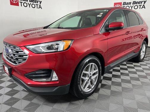Rapid Red Metallic Tinted Clearcoat 2021 Ford Edge SEL