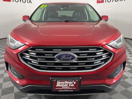 Rapid Red Metallic Tinted Clearcoat 2021 Ford Edge SEL