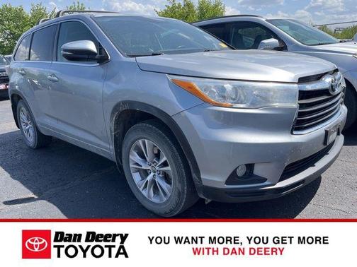 Silver Sky Metallic 2016 Toyota Highlander LE Plus
