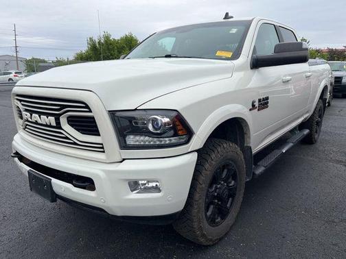 Pearl White 2018 RAM 2500 Laramie Crew Cab 4x4 6'4' Box