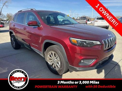 Velvet Red Pearlcoat 2021 Jeep Cherokee Latitude Lux