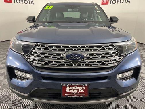 Blue Metallic 2020 Ford Explorer Limited