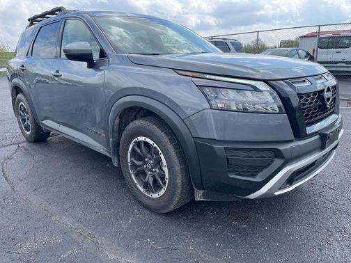 Gun Metallic 2025 Nissan Pathfinder Rock Creek 4WD