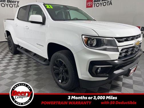 Summit White 2021 Chevrolet Colorado LT
