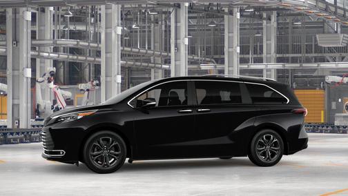 Midnight Black Metallic 2026 Toyota Sienna Platinum