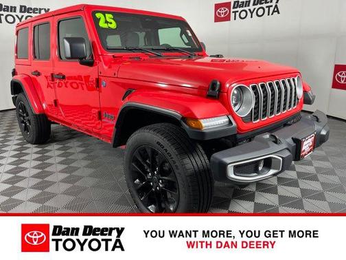 Firecracker Red Clearcoat 2025 Jeep Wrangler 4xe Sahara