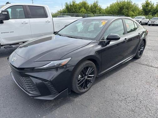 Midnight Black Metallic 2025 Toyota Camry SE