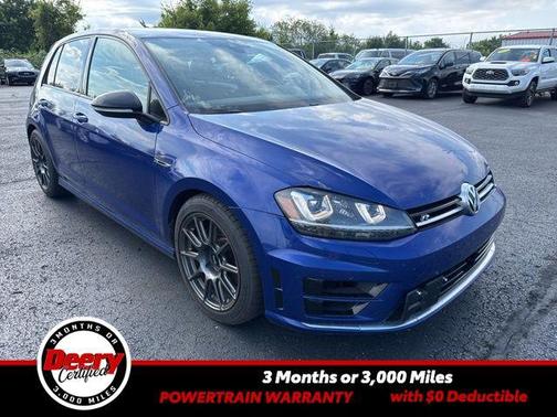 Blue Metallic 2017 Volkswagen Golf R 2.0T DSG
