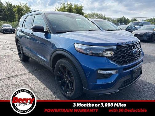 Atlas Blue Metallic 2020 Ford Explorer ST