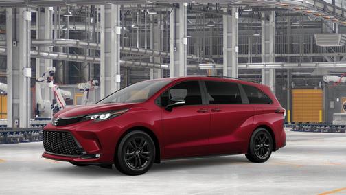 Ruby Flare Pearl 2026 Toyota Sienna XSE 7 Passenger