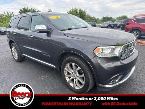 Granite Crystal Metallic Clearcoat 2016 Dodge Durango Citadel