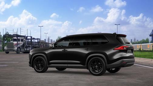 Midnight Black Metallic 2026 Toyota Highlander Hybrid Base