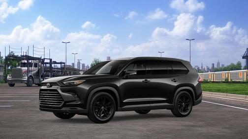 Midnight Black Metallic 2026 Toyota Highlander Hybrid Base