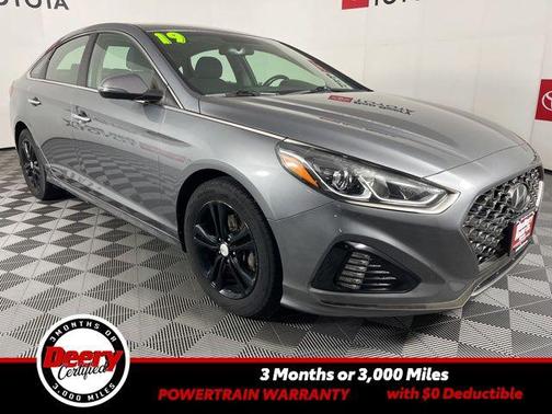 Machine Gray 2019 Hyundai SONATA SEL