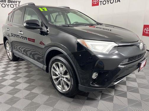 Black 2017 Toyota RAV4 Limited