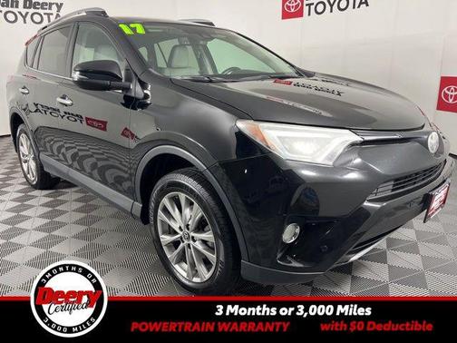 Black 2017 Toyota RAV4 Limited