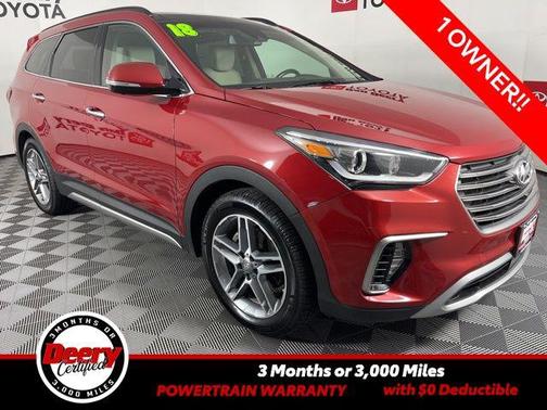 Regal Red Pearl 2018 Hyundai SANTA FE Limited Ultimate
