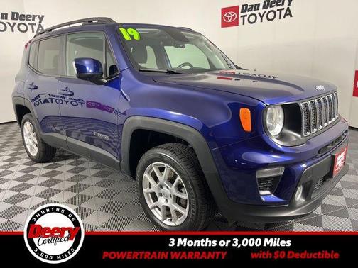 Jetset Blue Clearcoat 2019 Jeep Renegade Latitude