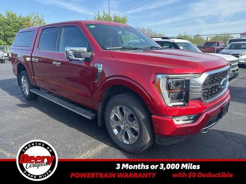 Rapid Red Metallic Tinted Clearcoat 2023 Ford F-150 Platinum