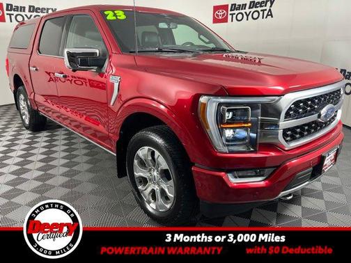 Rapid Red Metallic Tinted Clearcoat 2023 Ford F-150 Platinum